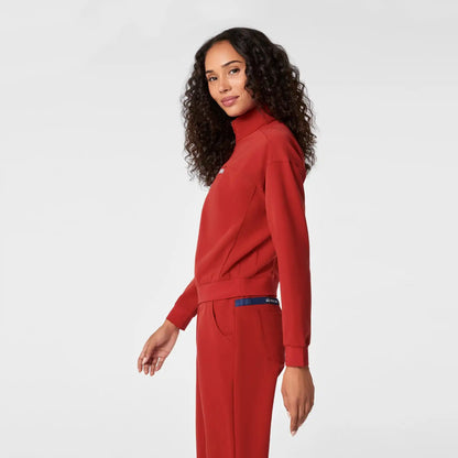 FIGS x Team USA Mock-Neck Scrub Top