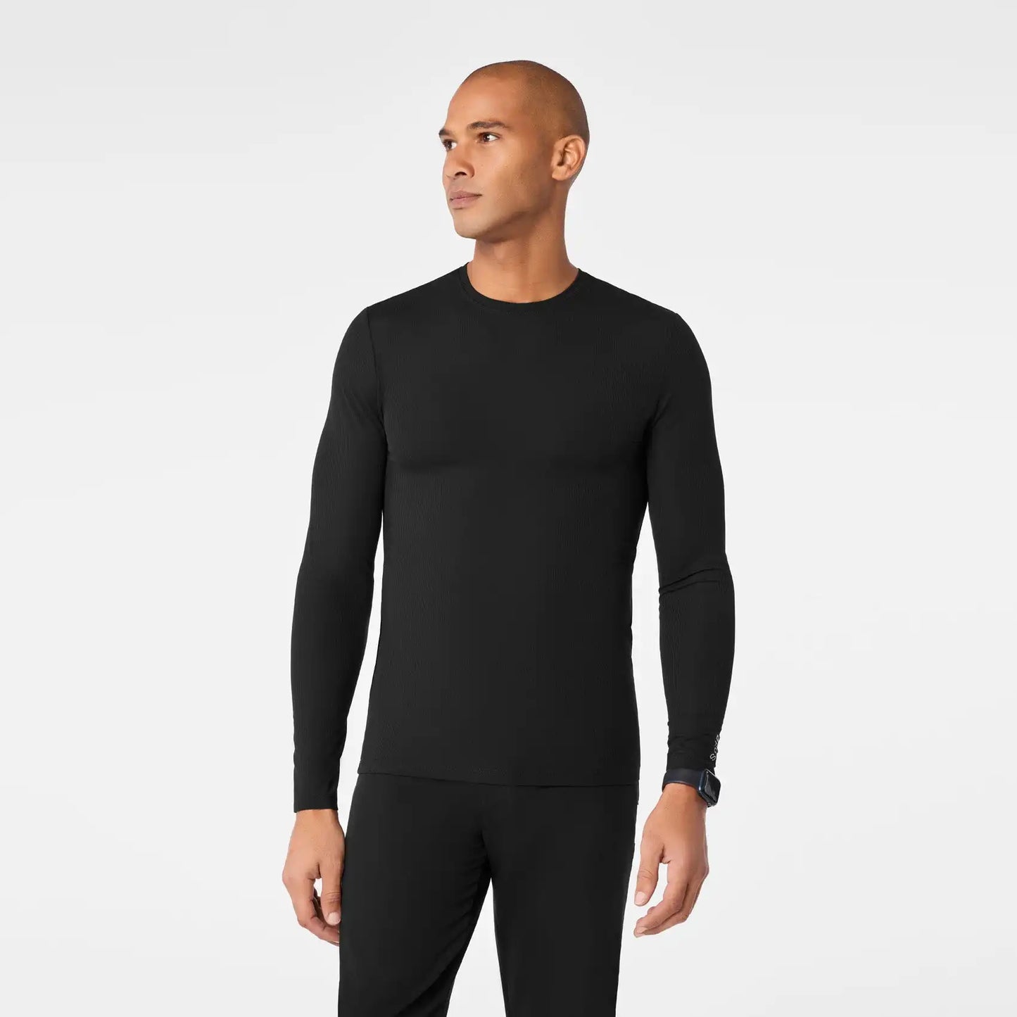 Thomas Ribbed Long-Sleeve Underscrub