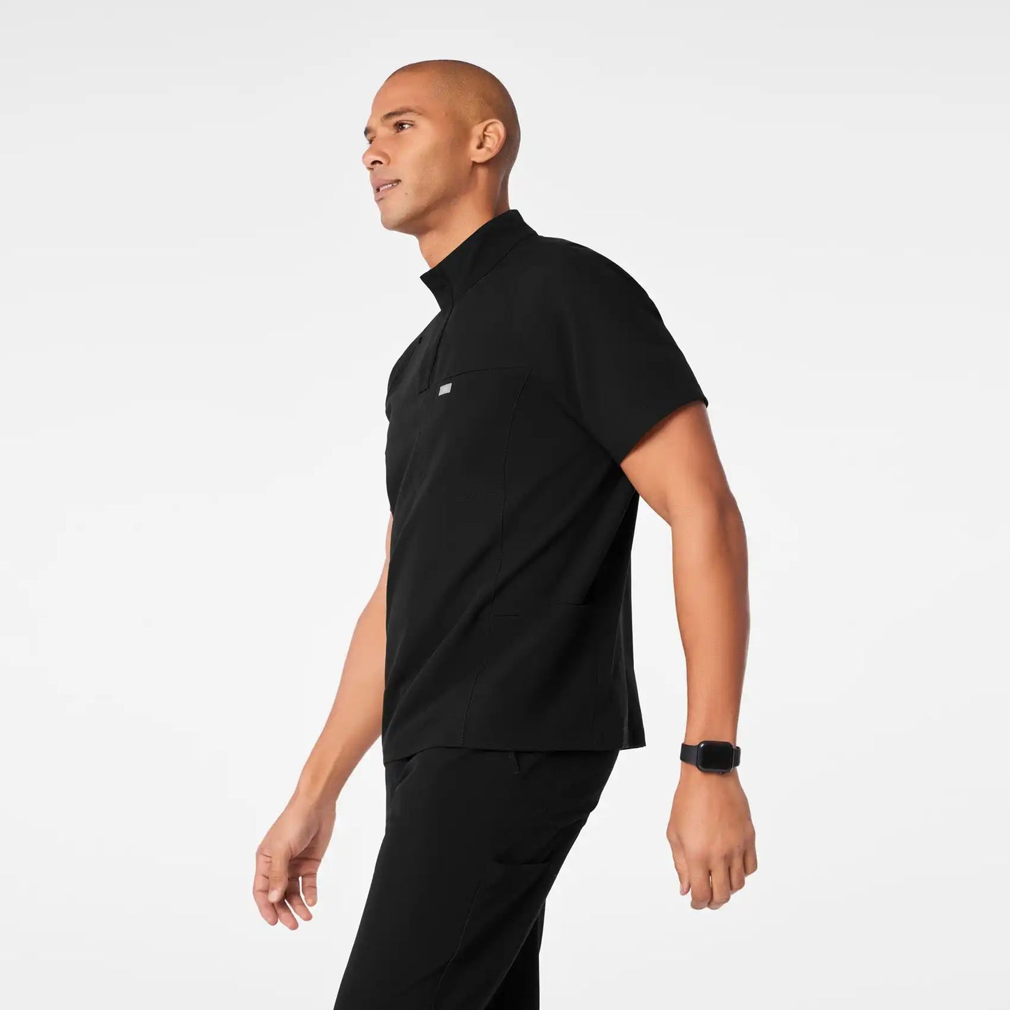 Timmons Mock-Neck Scrub Top