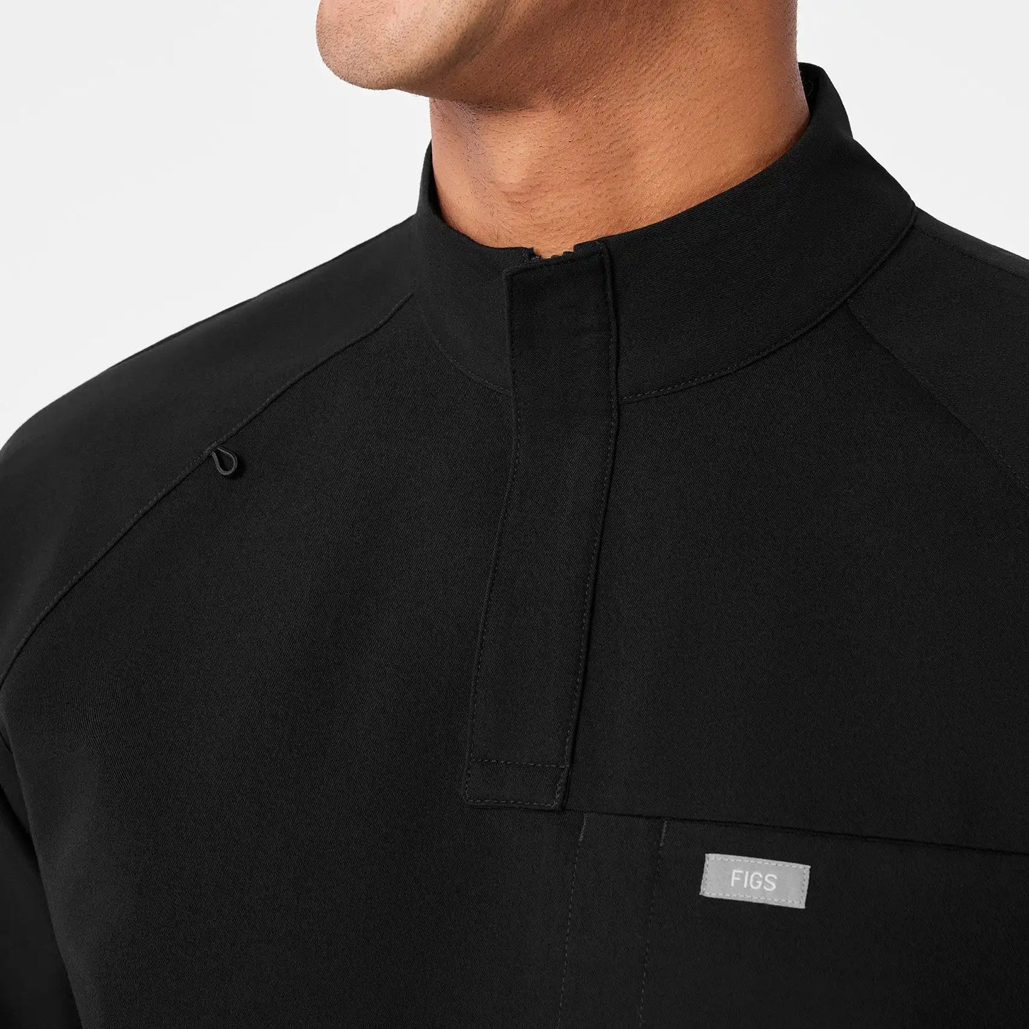 Timmons Mock-Neck Scrub Top