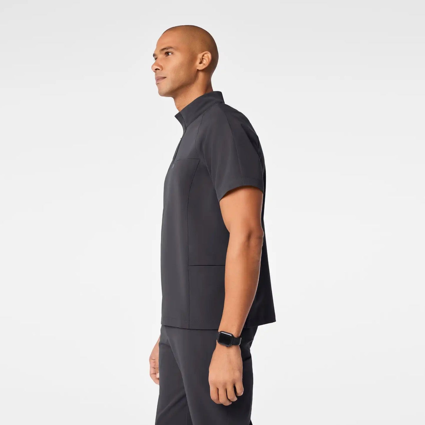 Timmons Mock-Neck Scrub Top