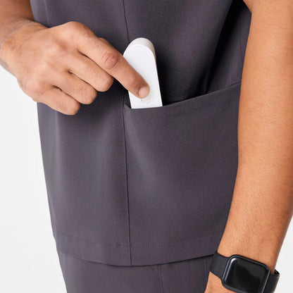 Timmons Mock-Neck Scrub Top