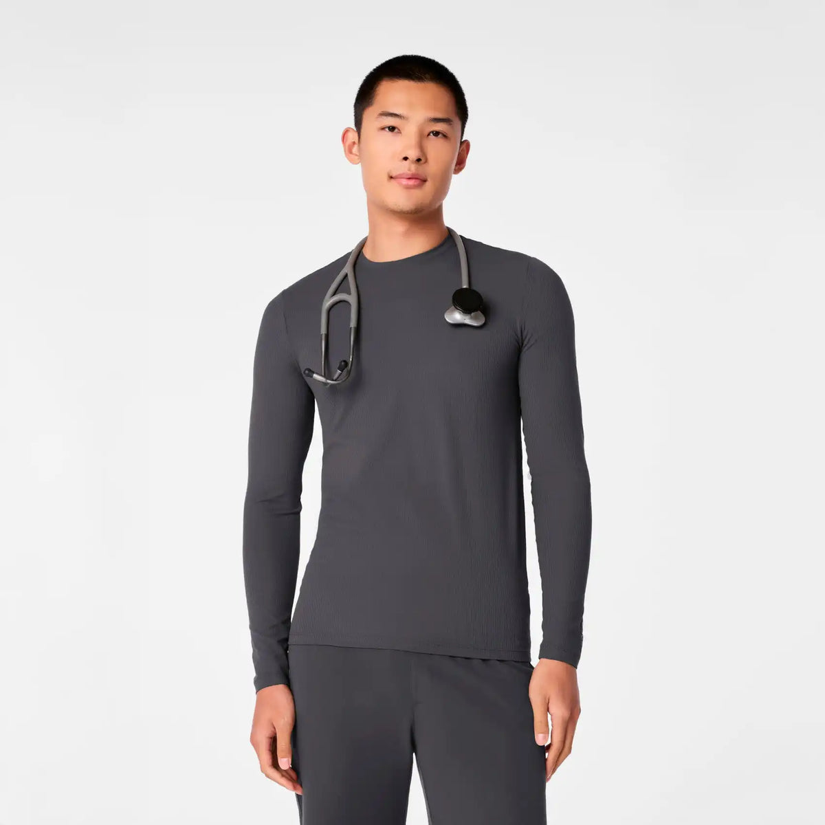 Thomas Ribbed Long-Sleeve Underscrub