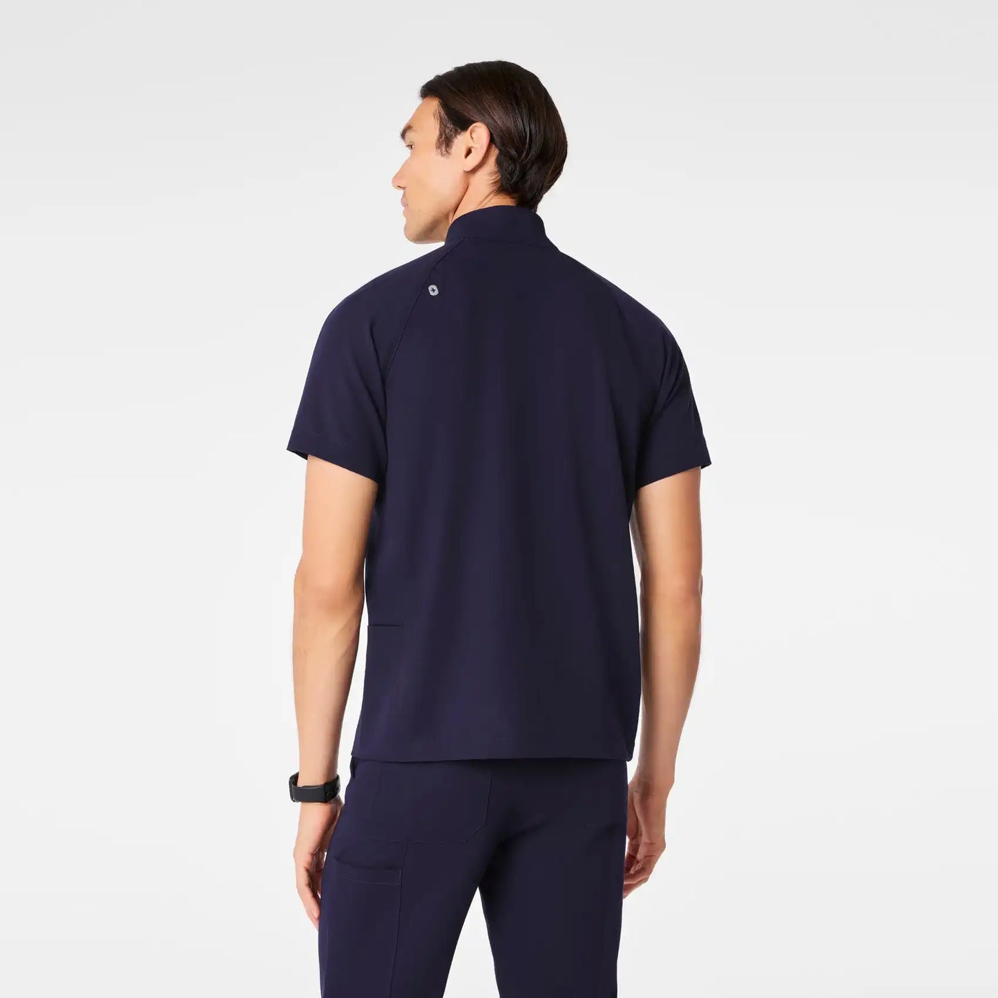 Timmons Mock-Neck Scrub Top