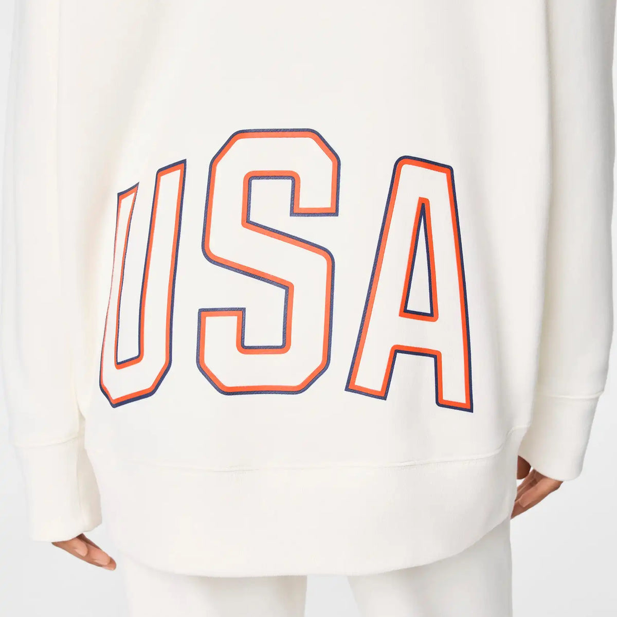 FIGS x Team USA Oversized Hoodie Sweatshirt