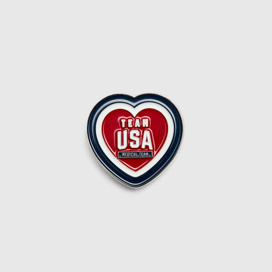 FIGS x Team USA Heart Enamel Pin