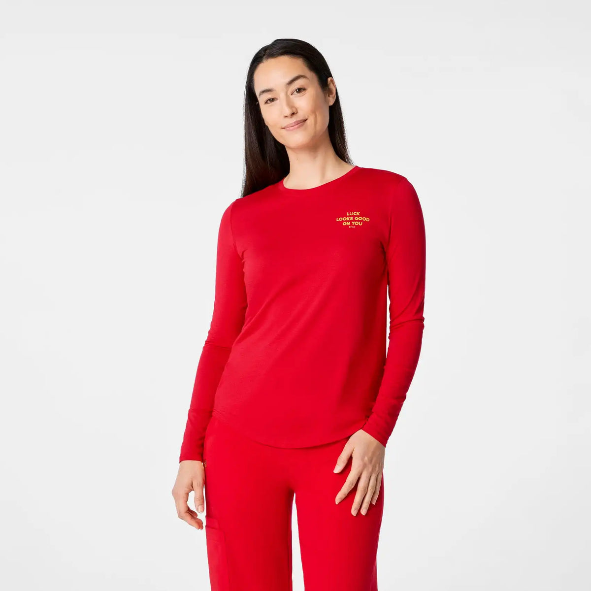 Luck Looks Good on You Long-Sleeve Underscrub