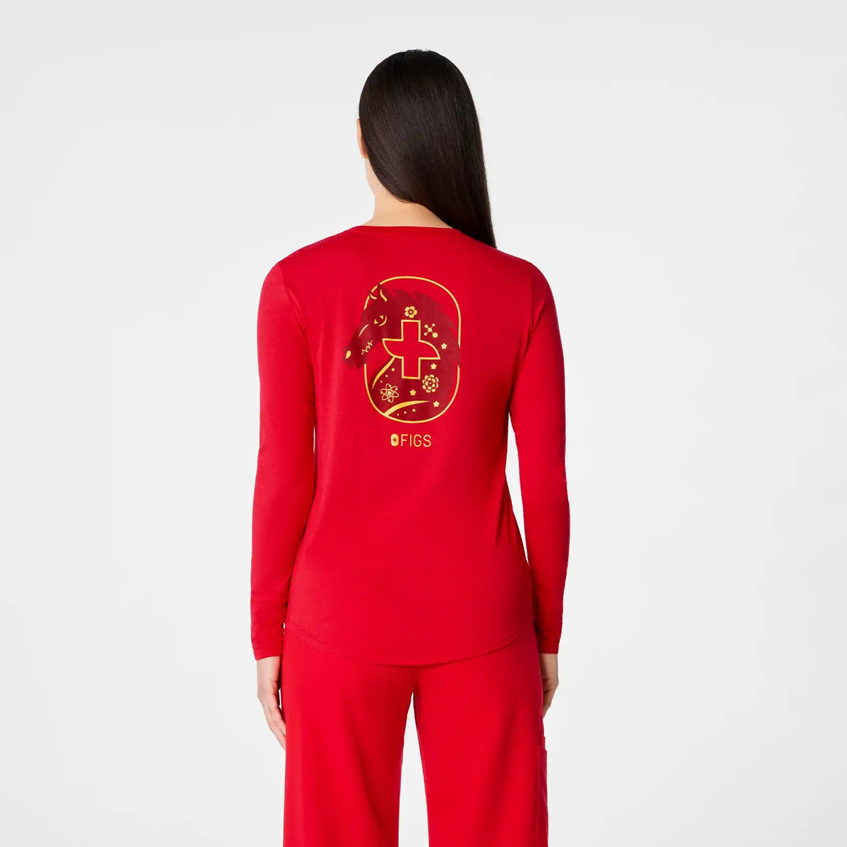 Luck Looks Good on You Long-Sleeve Underscrub