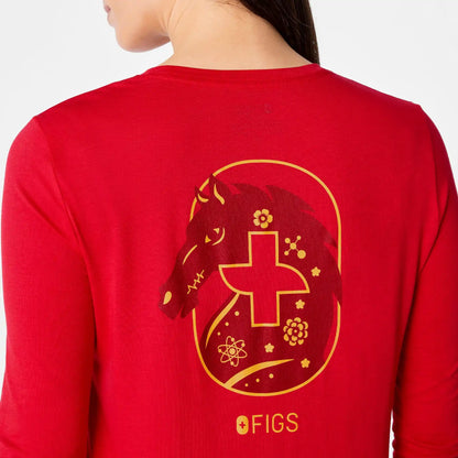 Luck Looks Good on You Long-Sleeve Underscrub