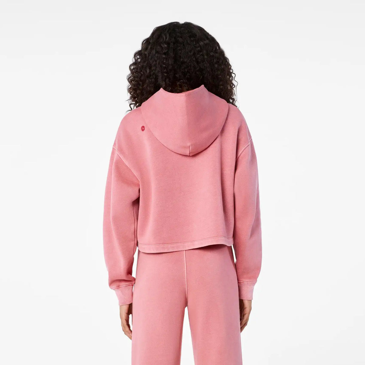 Hayden Vintage Wash Cropped Hoodie Sweatshirt