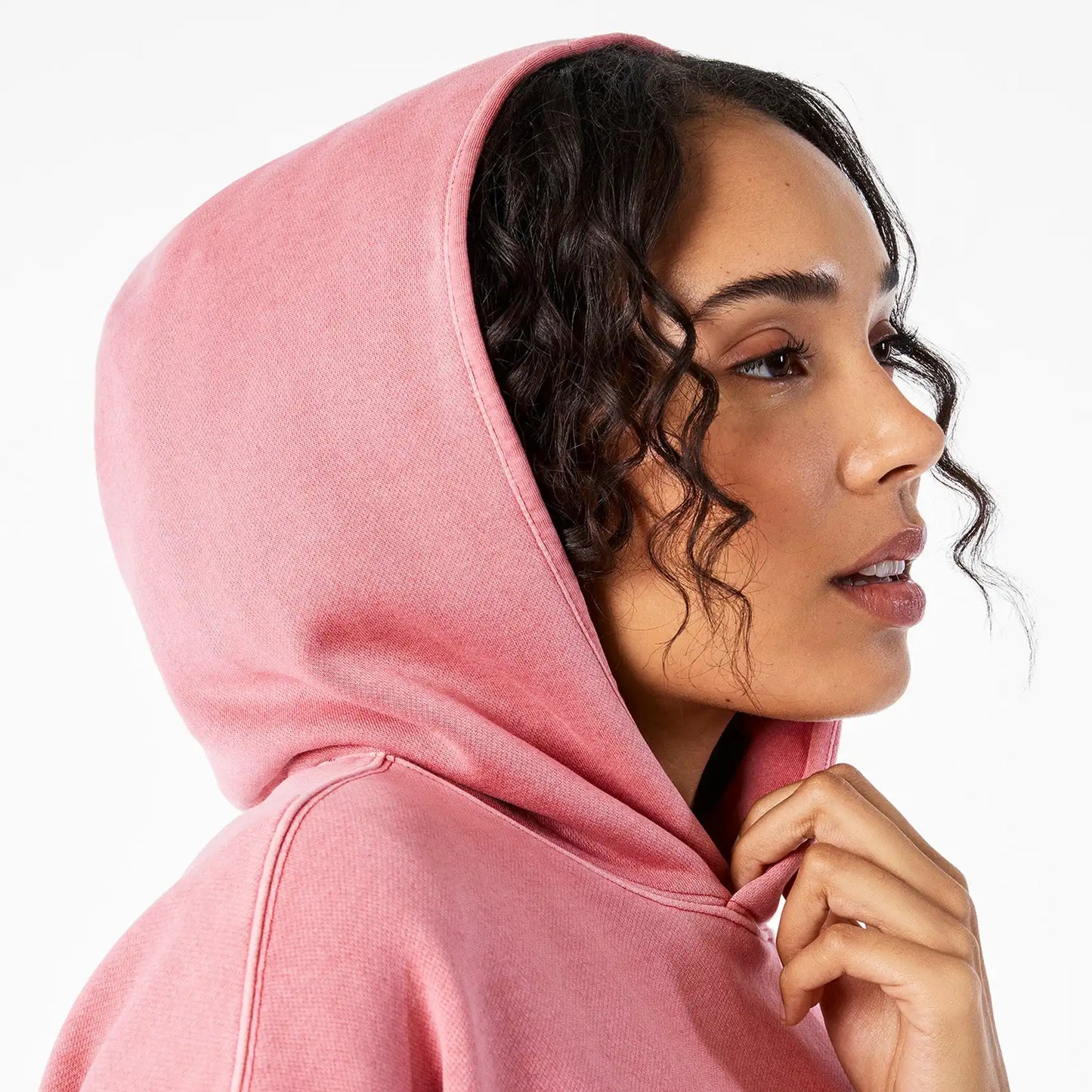 Hayden Vintage Wash Cropped Hoodie Sweatshirt