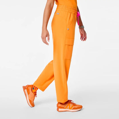 Giuliana High-Rise Barrel-Leg Scrub Pant