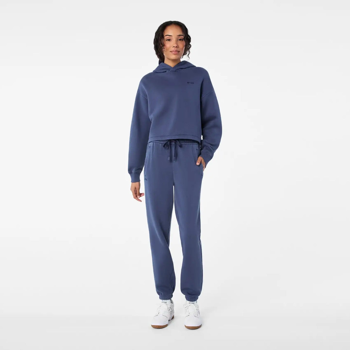 Hayden Vintage Wash Cropped Hoodie Sweatshirt