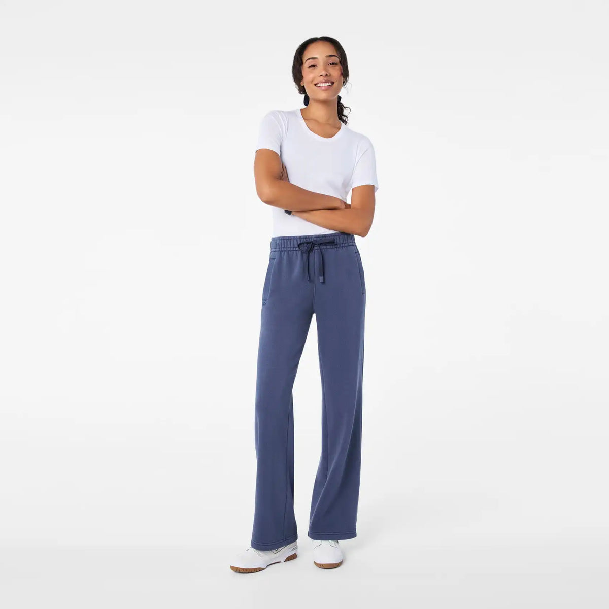 Hayden Vintage Wash Wide-Leg Sweatpants