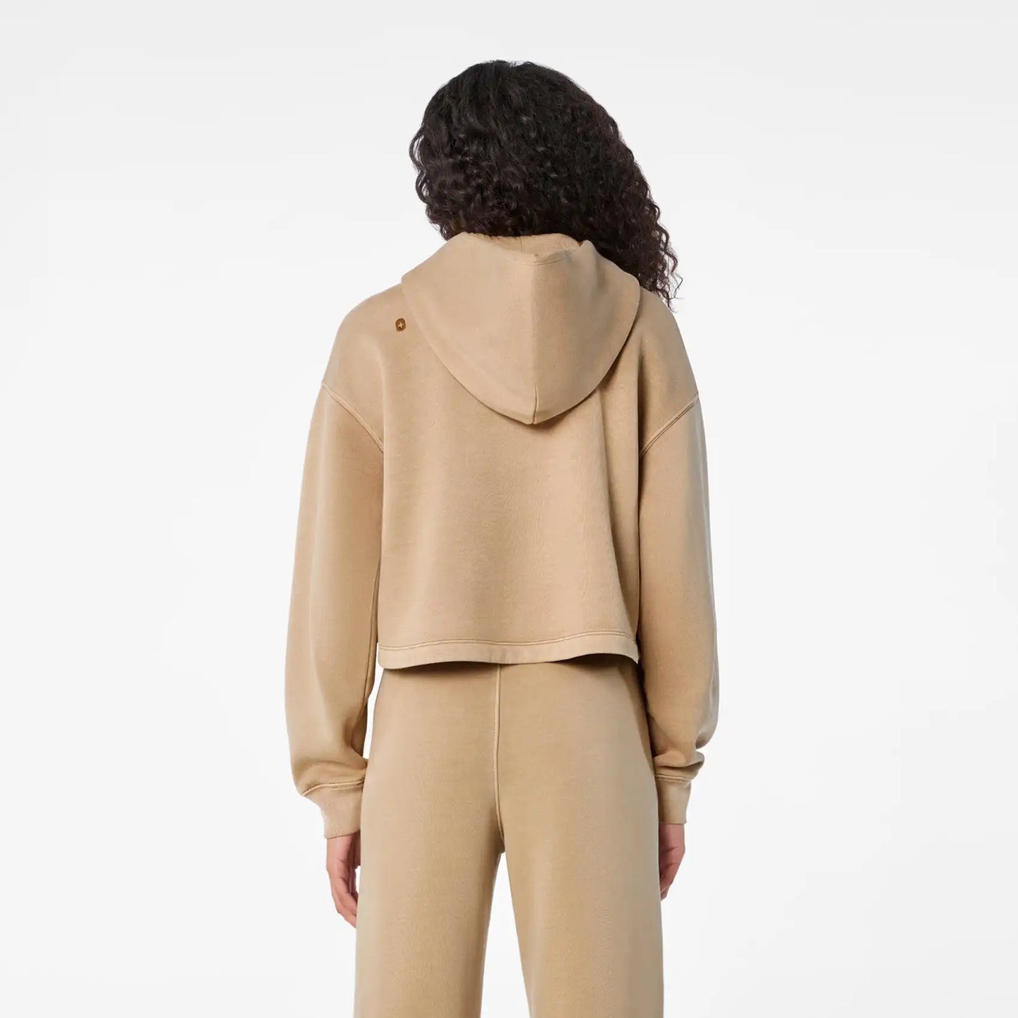Hayden Vintage Wash Cropped Hoodie Sweatshirt