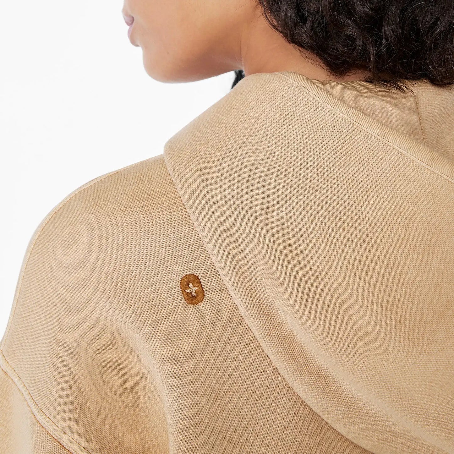 Hayden Vintage Wash Cropped Hoodie Sweatshirt