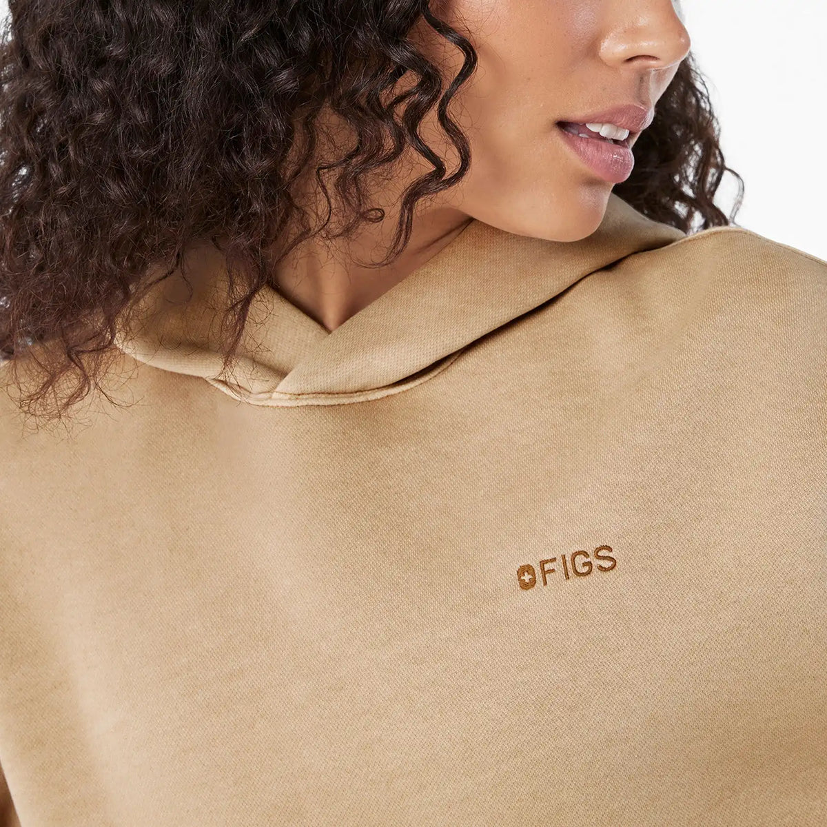Hayden Vintage Wash Cropped Hoodie Sweatshirt