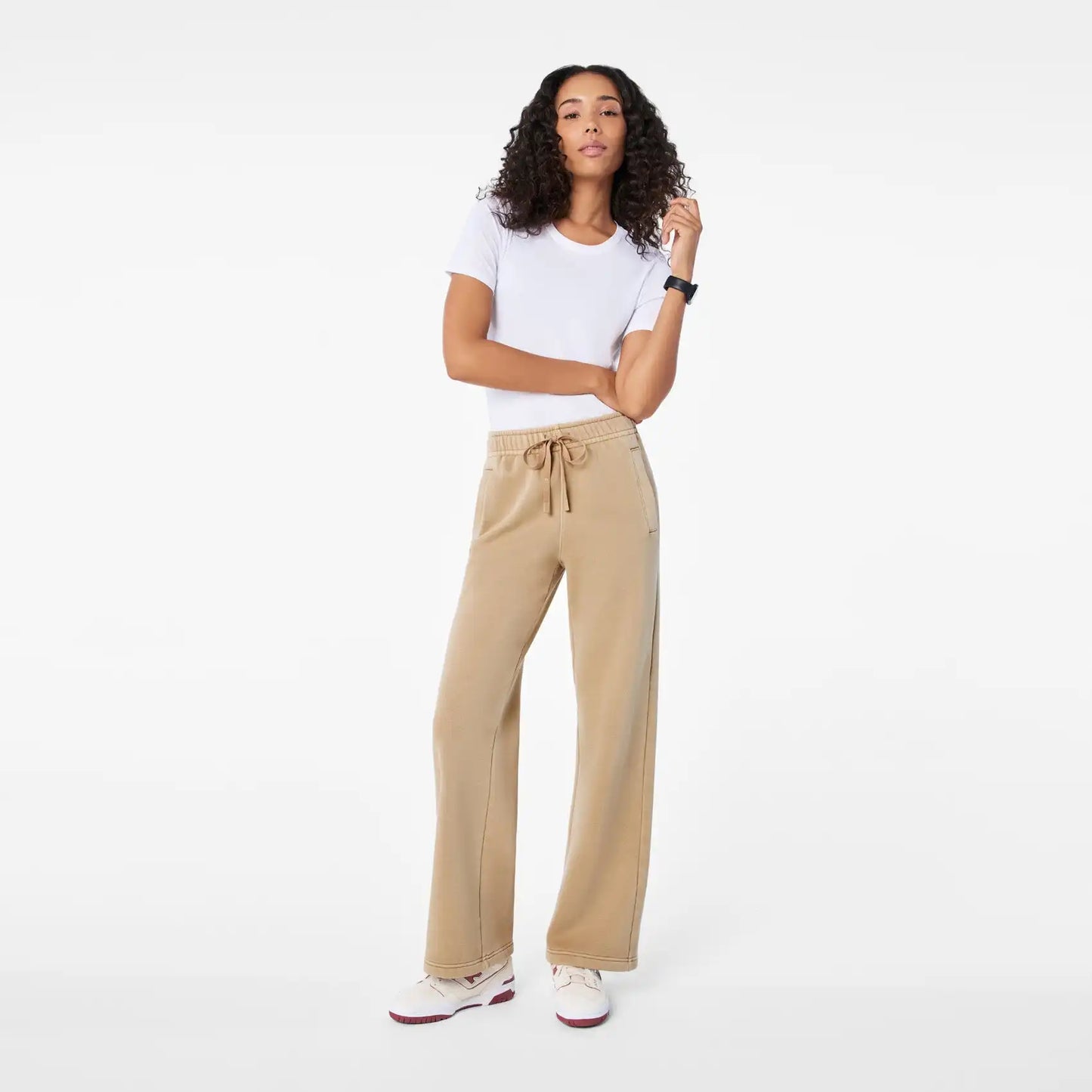 Hayden Vintage Wash Wide-Leg Sweatpants
