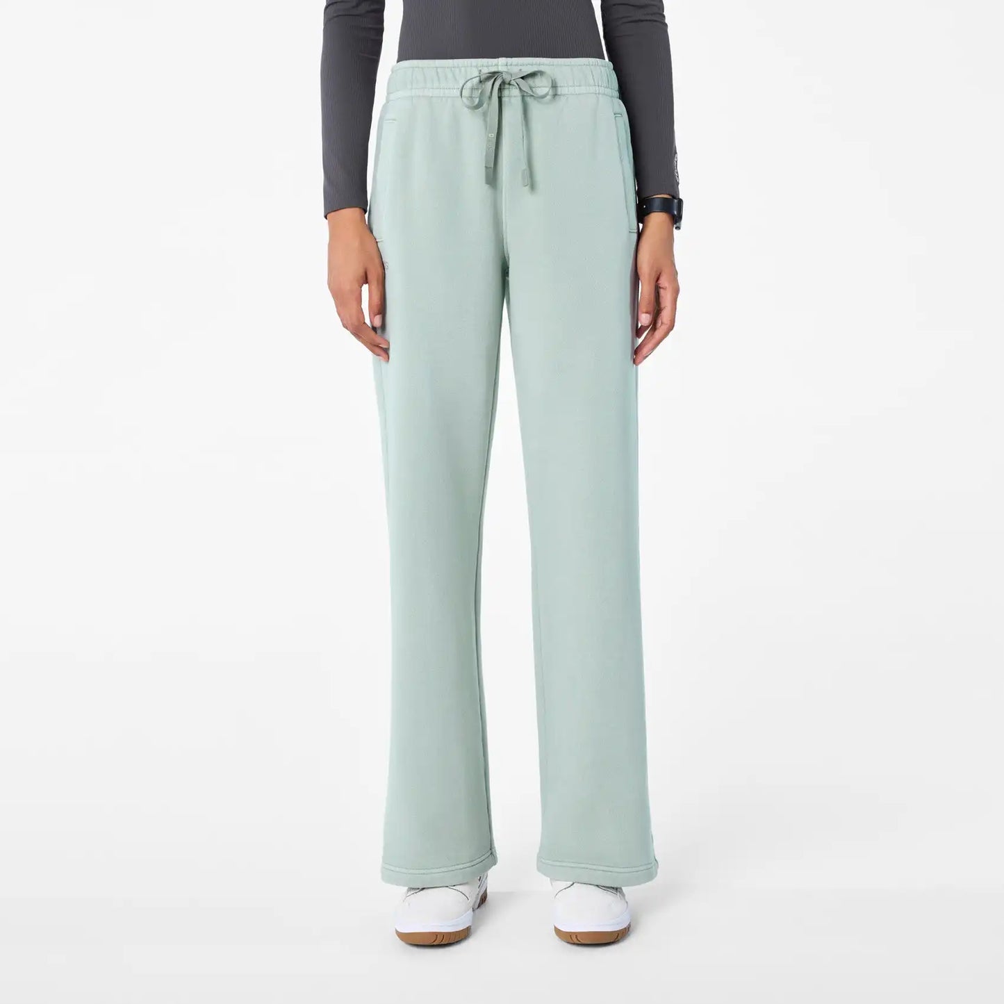 Hayden Vintage Wash Wide-Leg Sweatpants