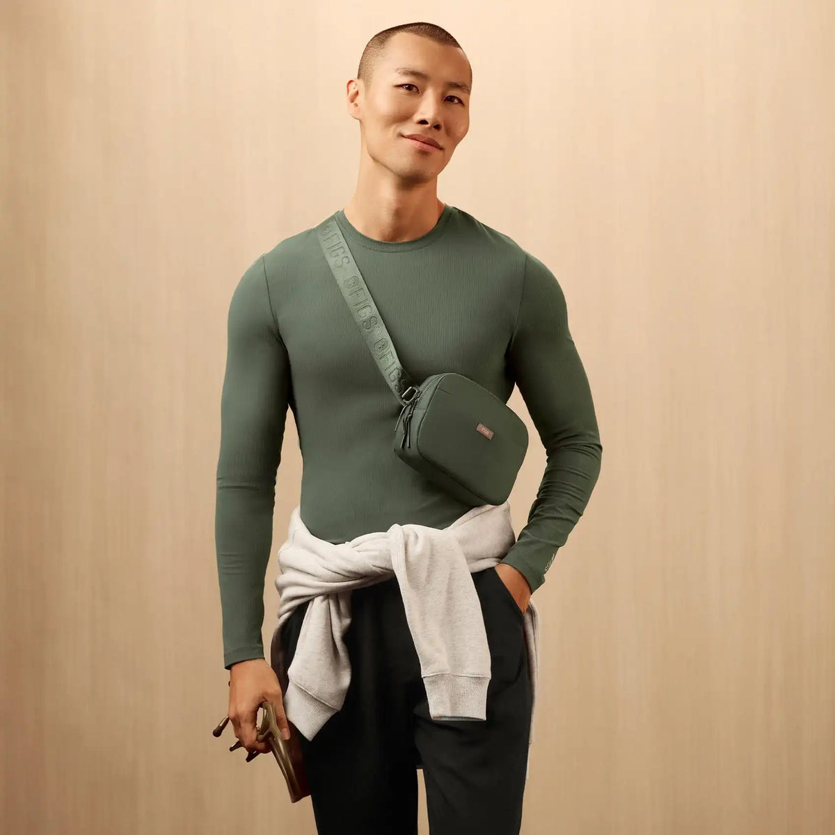 Thomas Ribbed Long-Sleeve Underscrub