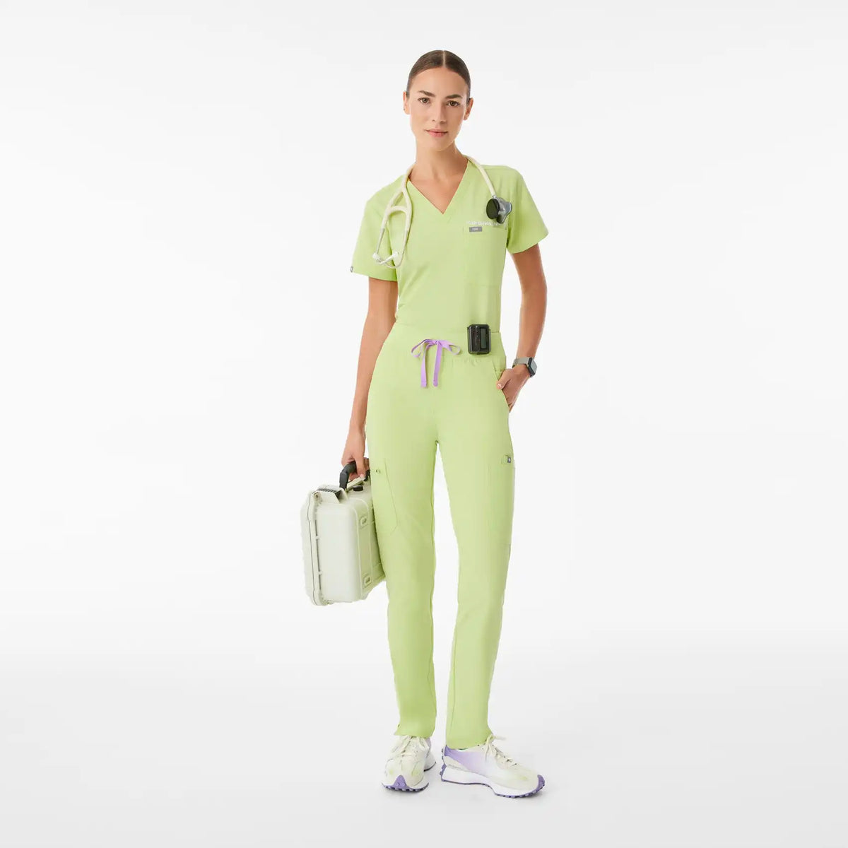 Yola High-Rise Slim Scrub Pant™