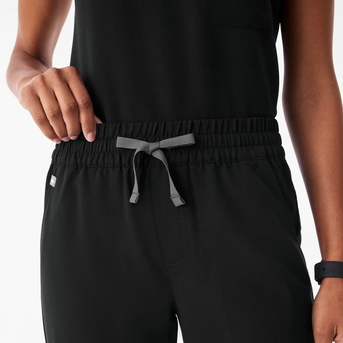 Isabel Ruched Wide-Leg Scrub Pant