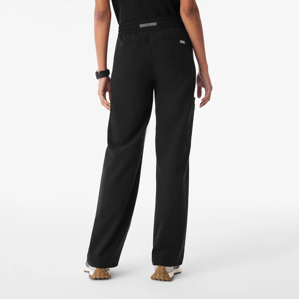 Isabel Ruched Wide-Leg Scrub Pant