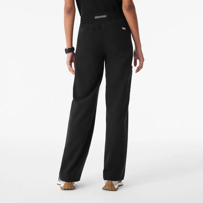 Isabel Ruched Wide-Leg Scrub Pant