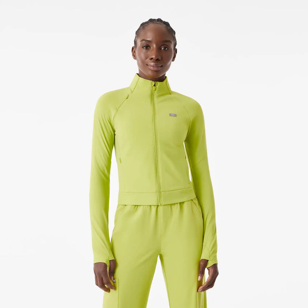 ContourKnit Cropped Scrub Jacket™