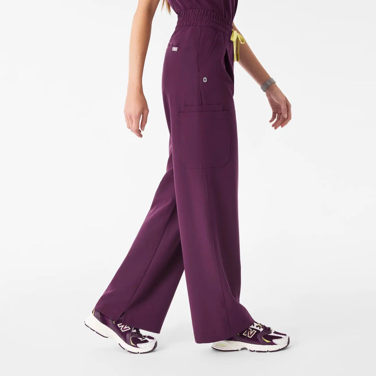 Shelby Ultra-High-Rise Wide-Leg Scrub Pant