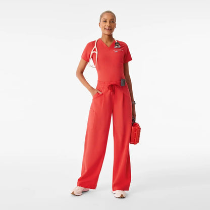 Shelby Ultra-High-Rise Wide-Leg Scrub Pant