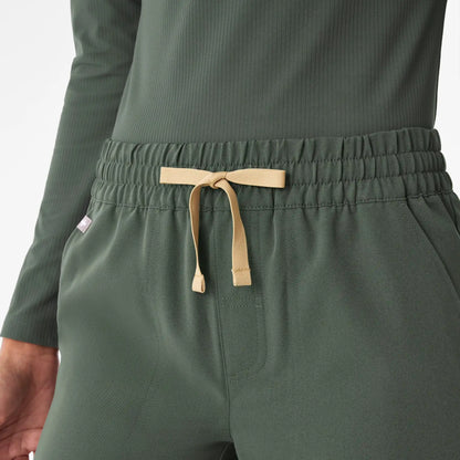 Isabel Ruched Wide-Leg Scrub Pant