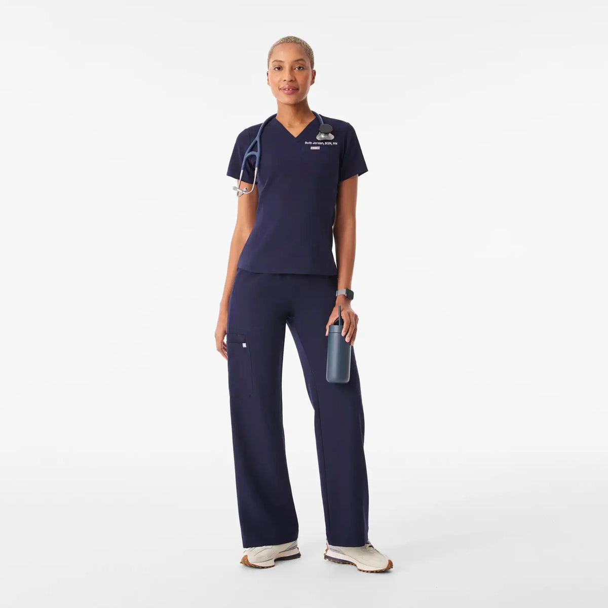 Everly Slim Scrub Top