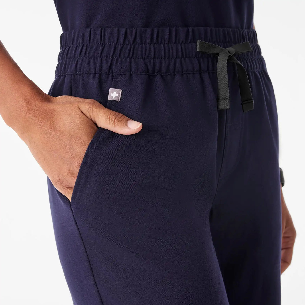 Isabel Ruched Wide-Leg Scrub Pant