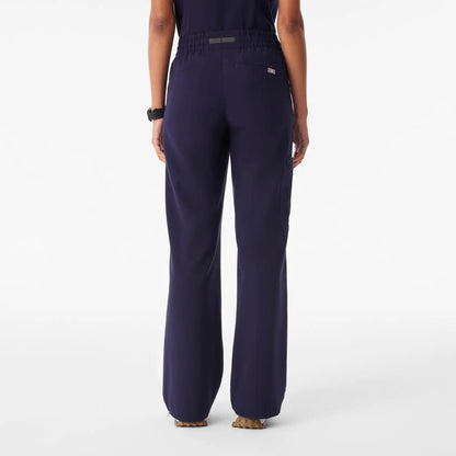 Isabel Ruched Wide-Leg Scrub Pant