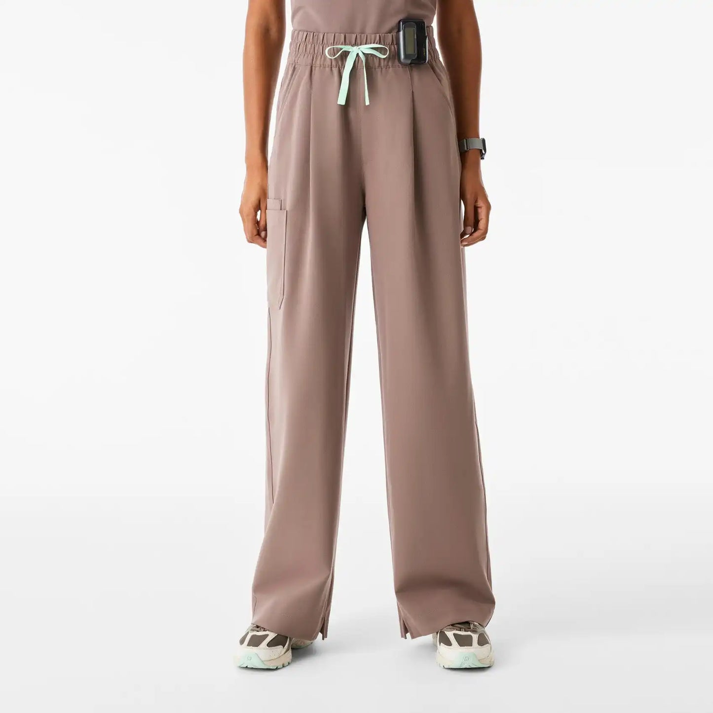 Shelby Ultra-High-Rise Wide-Leg Scrub Pant