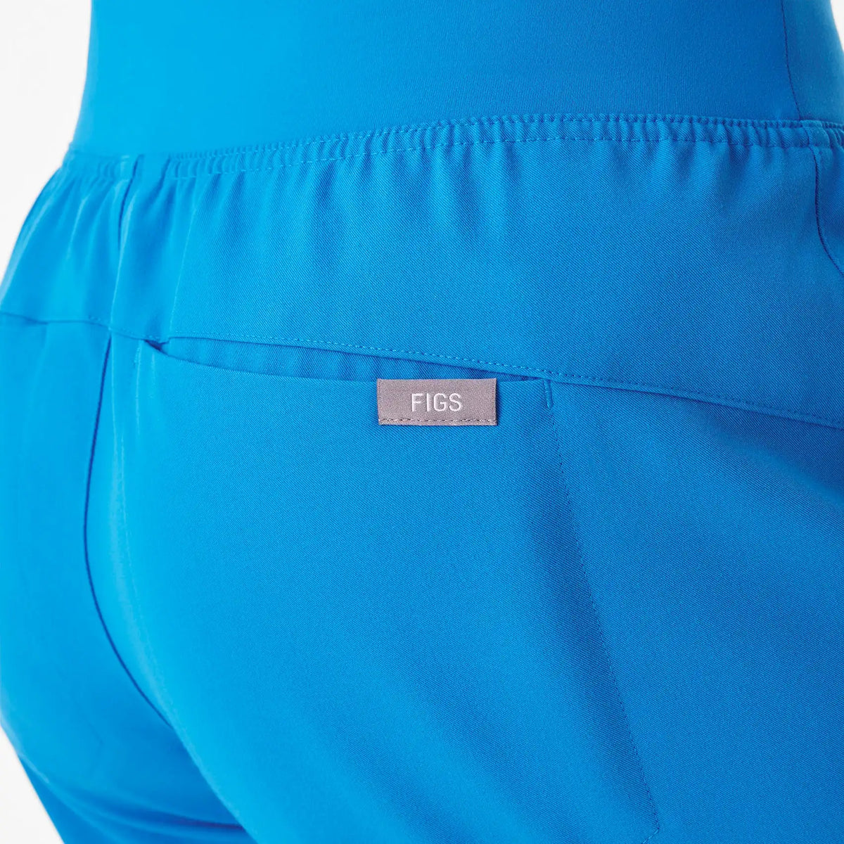 Isabel High-Rise Wide-Leg Scrub Pant
