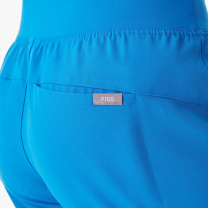 Isabel High-Rise Wide-Leg Scrub Pant