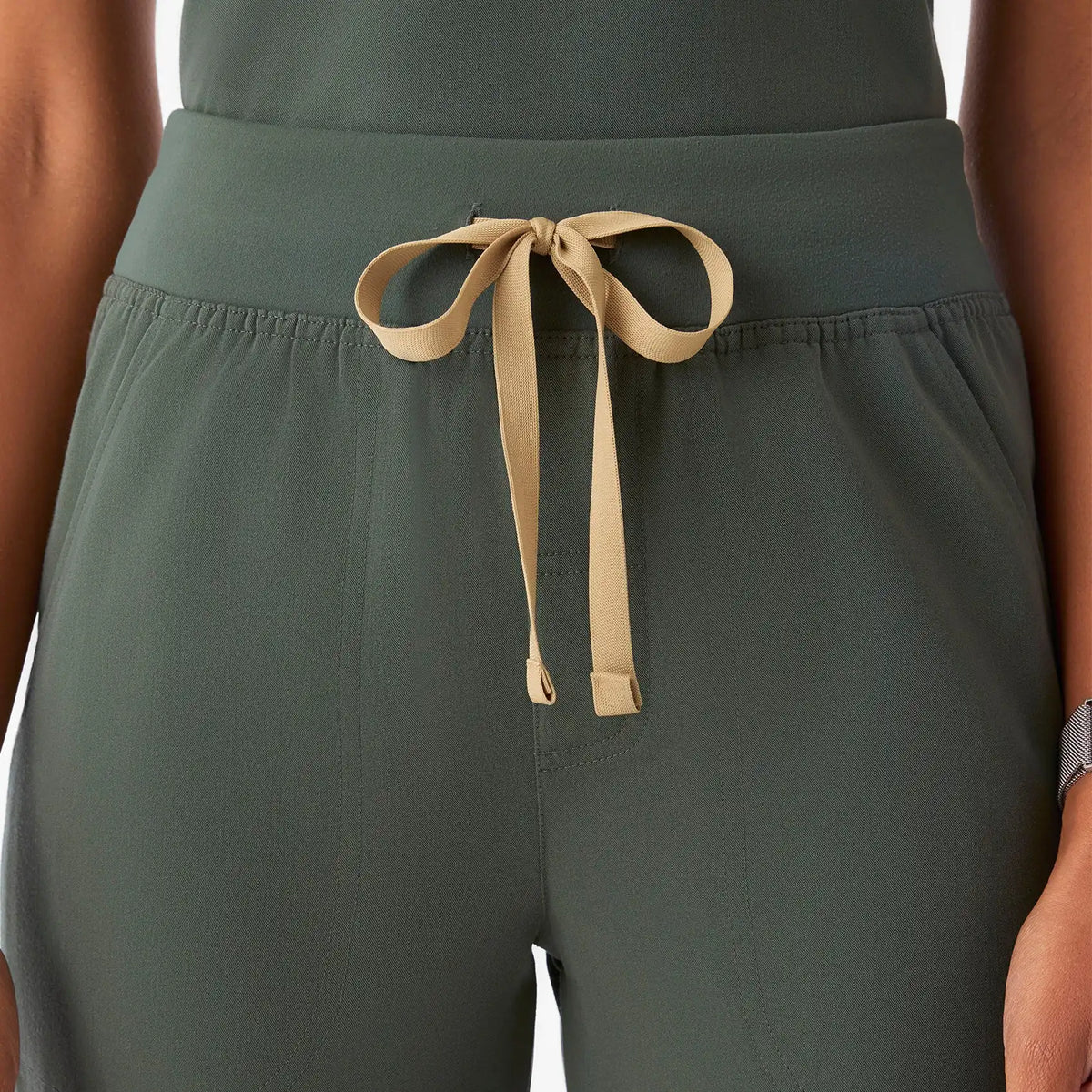 Isabel High-Rise Wide-Leg Scrub Pant
