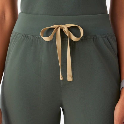 Isabel High-Rise Wide-Leg Scrub Pant