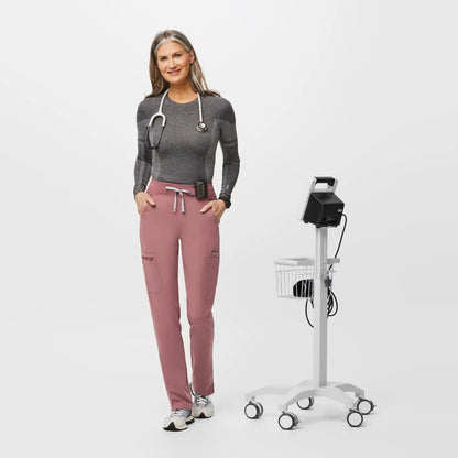 Yola High-Rise Slim Scrub Pant™