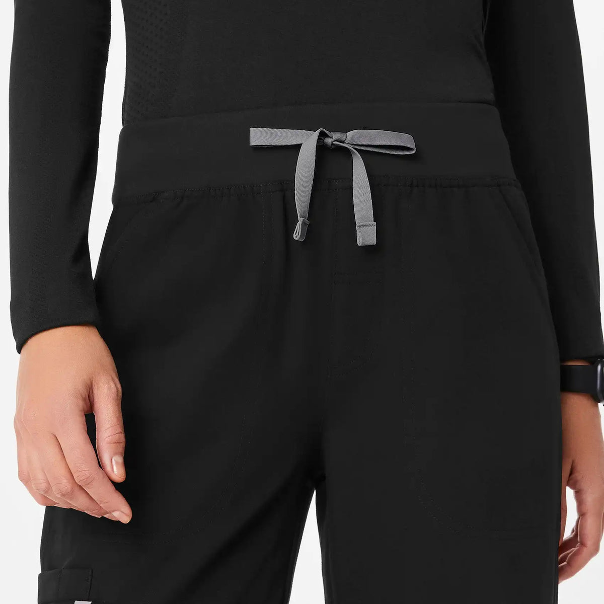 Isabel High-Rise Wide-Leg Scrub Pant