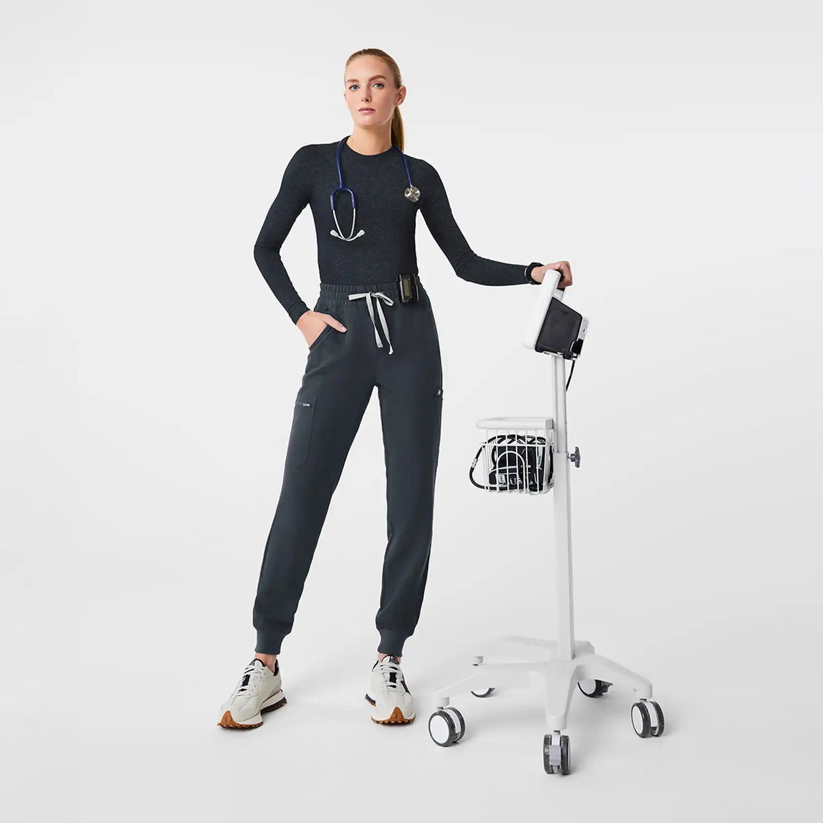 Uman High-Rise Jogger Scrub Pant