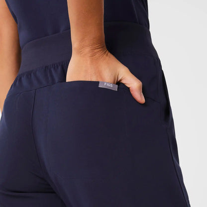 Isabel High-Rise Wide-Leg Scrub Pant