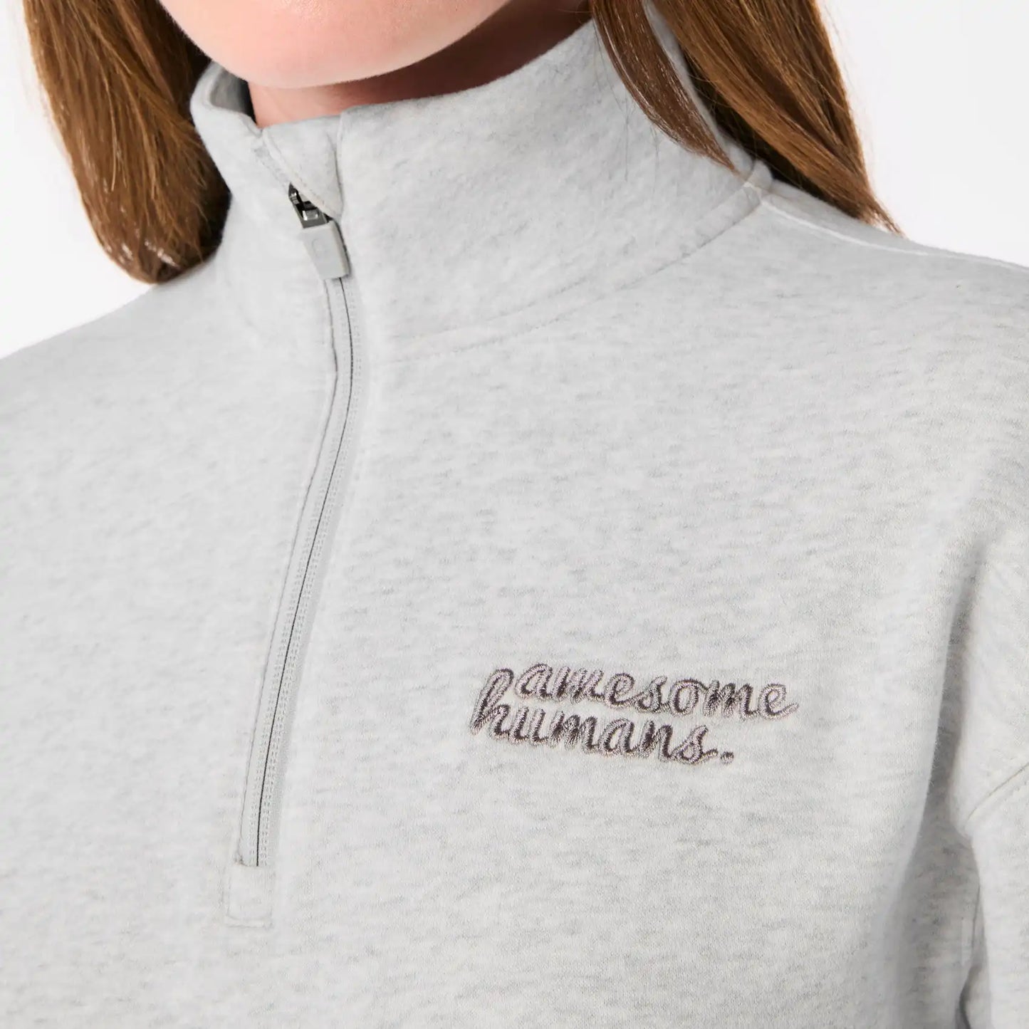 Off-Shift Awesome Humans ¼ Zip Sweatshirt™