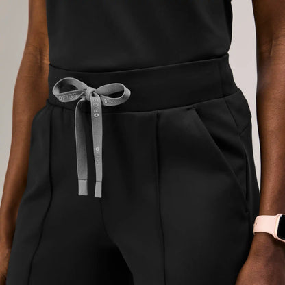 Salina High-Rise Wide-Leg Scrub Pant