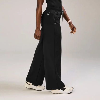Salina High-Rise Wide-Leg Scrub Pant