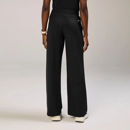 Salina High-Rise Wide-Leg Scrub Pant