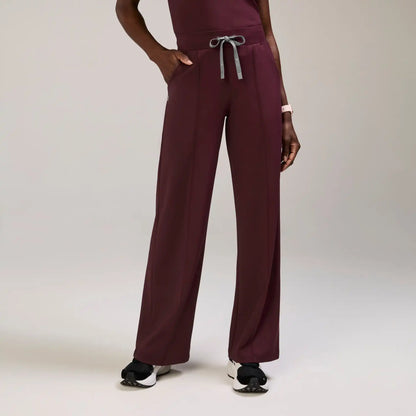 Salina High-Rise Wide-Leg Scrub Pant