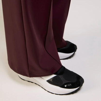 Salina High-Rise Wide-Leg Scrub Pant